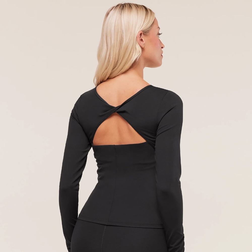 Gymshark Twist Back Long Sleeve Top new